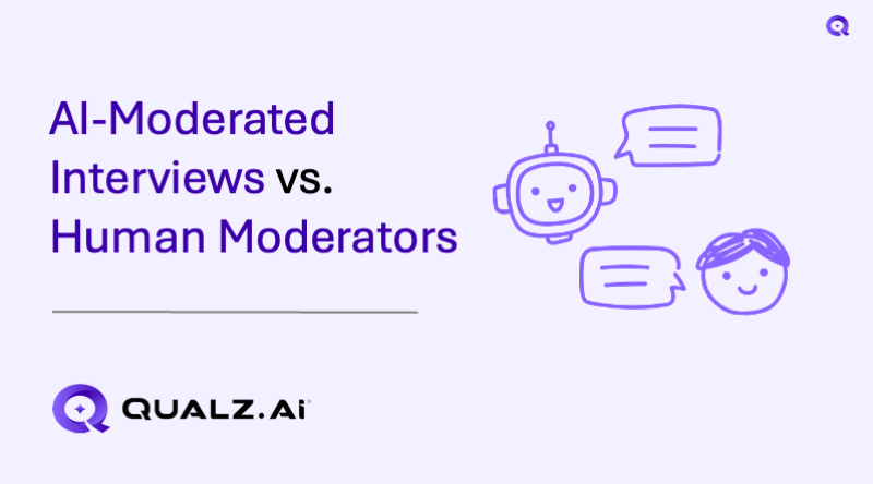AI-Moderated Interviews vs. Human Moderators: Which Is More Effective?