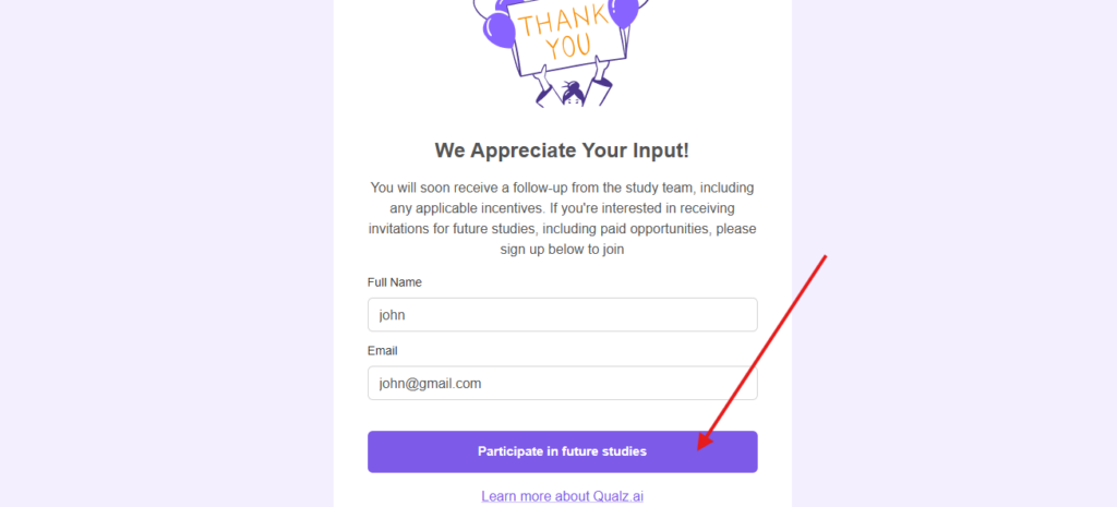 Future studies button