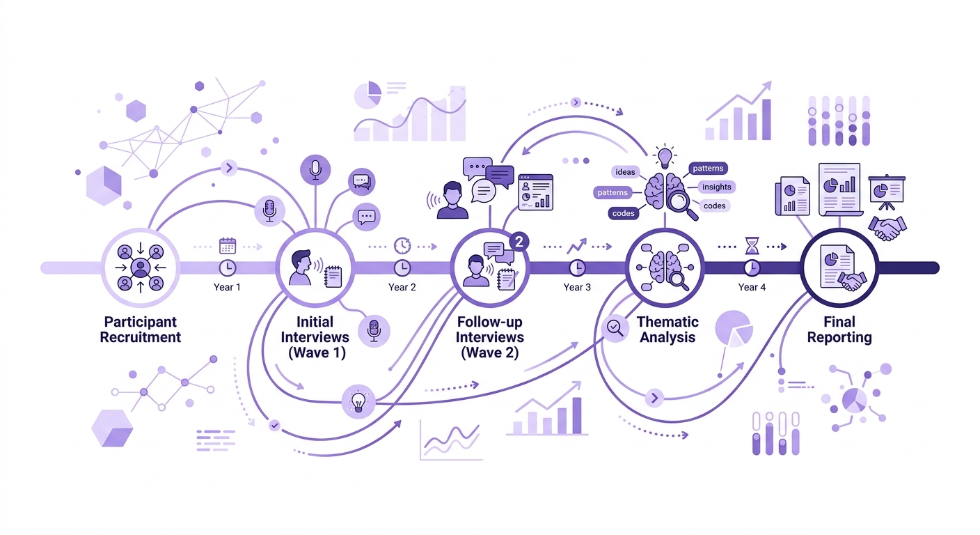 Longitudinal Qualitative Research: How AI Makes It Possible to Track Experience Over Time