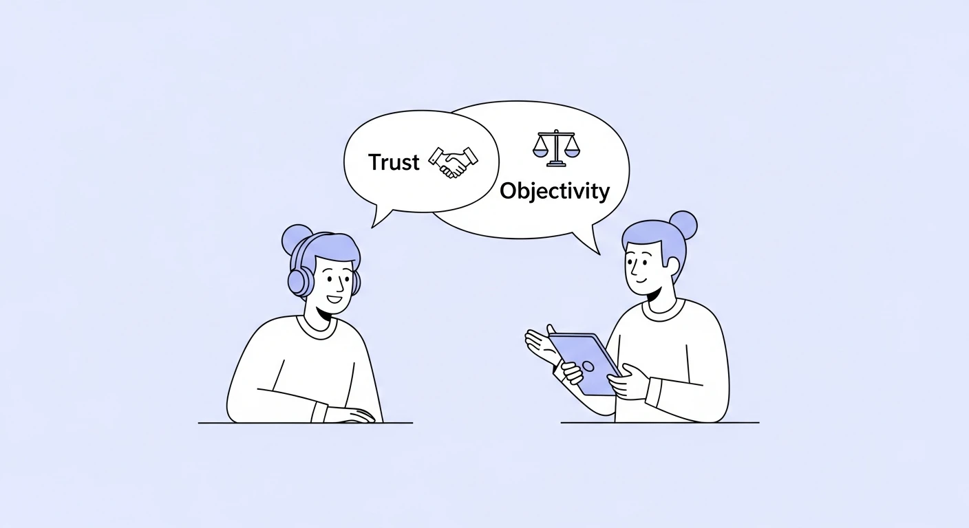 Rapport Without Bias: Building Trust in Interviews Without Contaminating Data