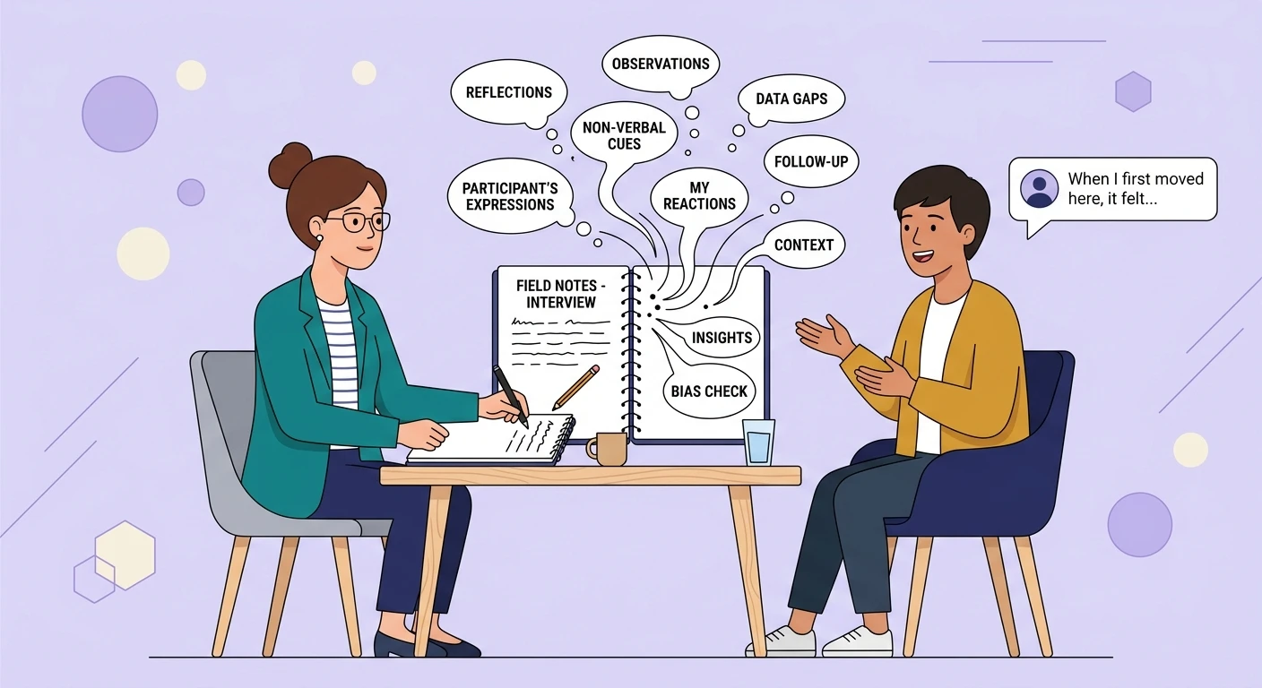 Reflexive Note-Taking During User Interviews: Why Real-Time Documentation Changes What You Hear