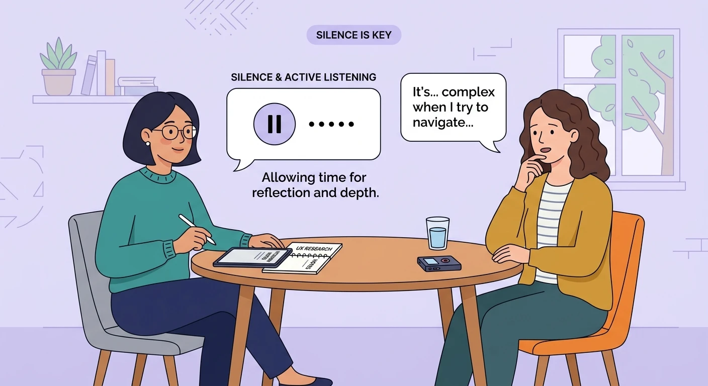 The Silence Problem in User Interviews: What Participants Do Not Say Matters More