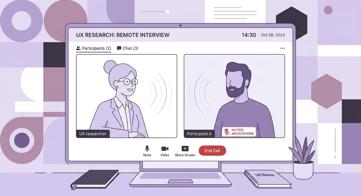 The Backchannel Suppression Effect: Why Muting Yourself in Remote Interviews Kills the Cues That Keep Participants Talking