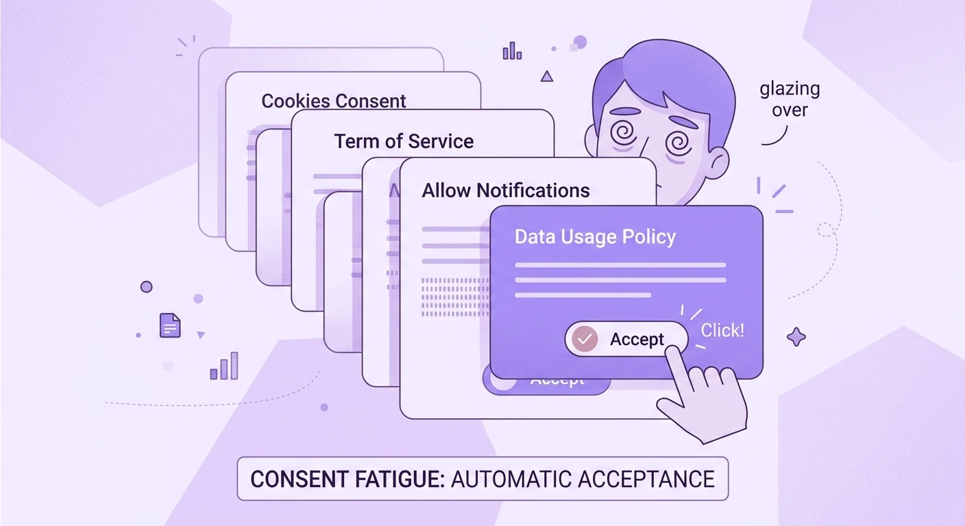 The Consent Fatigue Effect: Why Repeated Permission Prompts Train Participants to Stop Reading